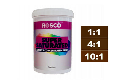 5985 Rosco Supersat Acrylic Paint - Burnt Umber