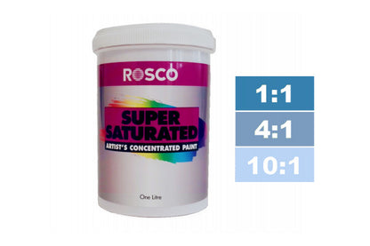 5996 Rosco Supersat Acrylic Paint - Cerulean Blue