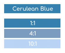 5996 Rosco Supersat Acrylic Paint - Cerulean Blue