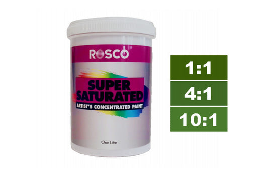 5971 Rosco Supersat Acrylic Paint - Chrome Green