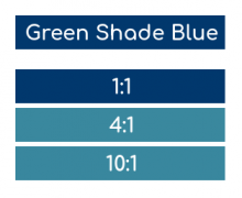 5968 Rosco Supersat Acrylic Paint - Green Shade Blue