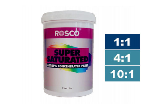 5968 Rosco Supersat Acrylic Paint - Green Shade Blue