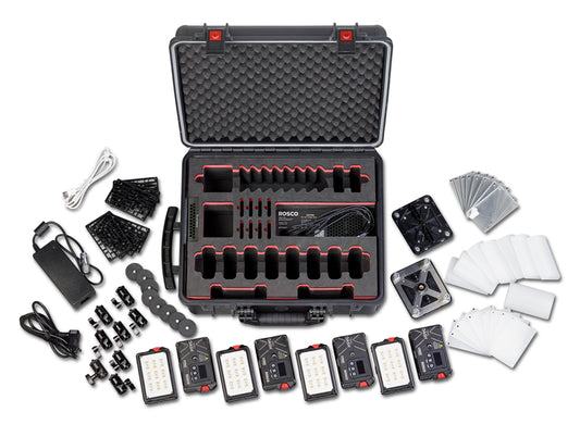 Rosco DMG Lumiere DASH Octa Kit (CRMX) – Wireless RGBWW Lighting with True Rosco Color™