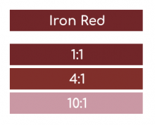 5980 Rosco Supersat Acrylic Paint - Iron Red