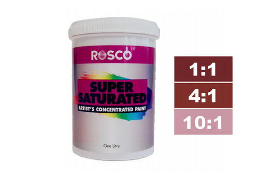 5980 Rosco Supersat Acrylic Paint - Iron Red