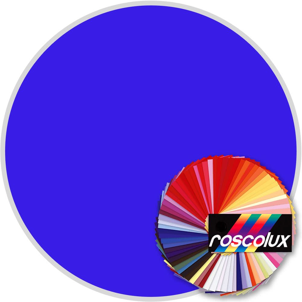 R381 Rosco Roscolux Supergel - Baldassari Blue