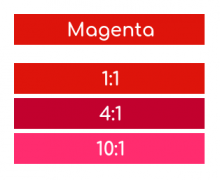 5975 Rosco Supersat Acrylic Paint - Magenta