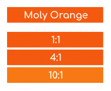 5984 Rosco Supersat Acrylic Paint - Moly Orange