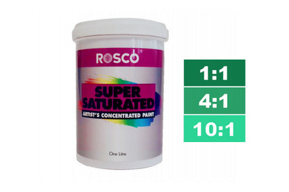 5973 Rosco Supersat Acrylic Paint - Pthalo Green