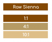 5983 Rosco Supersat Acrylic Paint - Raw Sienna