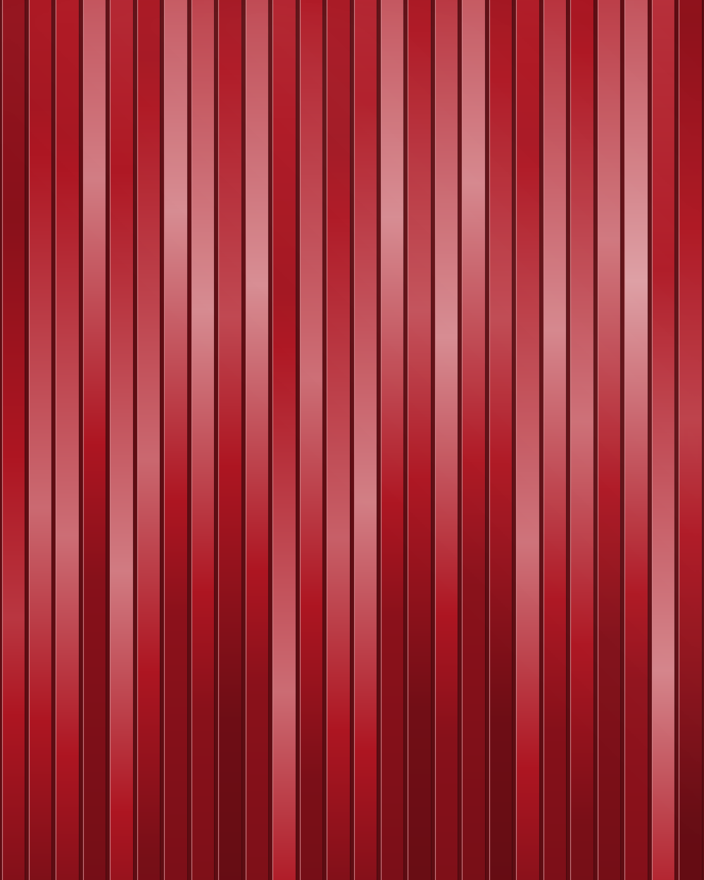 Red shimmer fringe curtain / slit drape