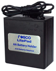 Rosco Litepad AA Battery Holder With DC