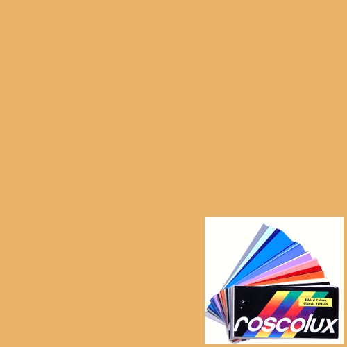 R09 Rosco Roscolux Supergel - Pale Amber Gold