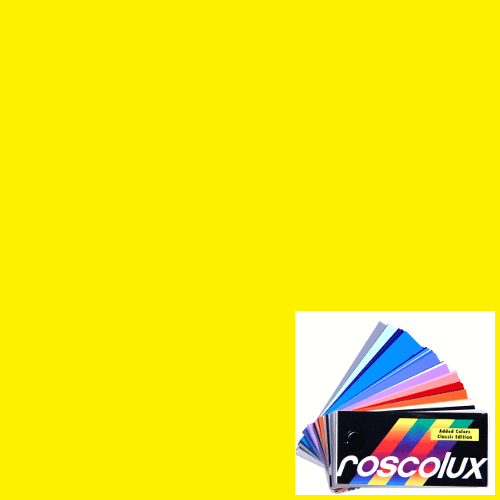 R10 Rosco Roscolux Supergel - Medium Yellow