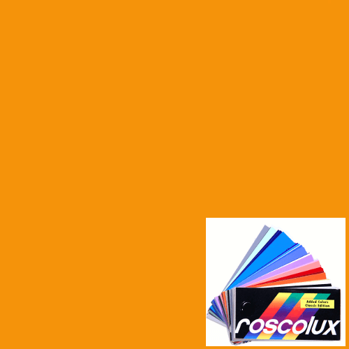 R20 Rosco Roscolux Supergel - Med Amber