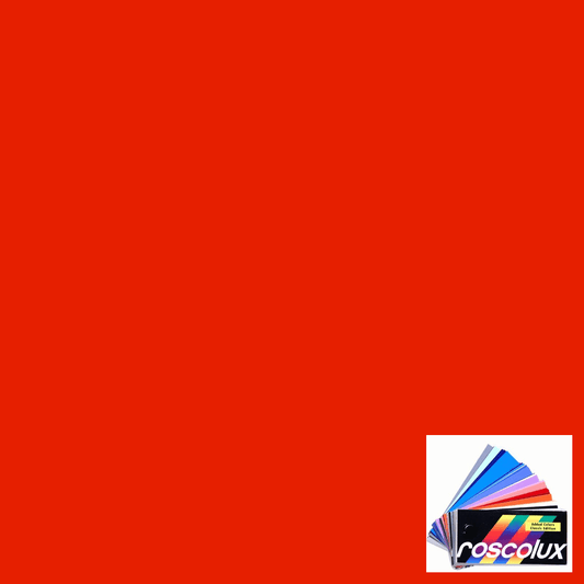 R25 Rosco Roscolux Supergel - Orange Red