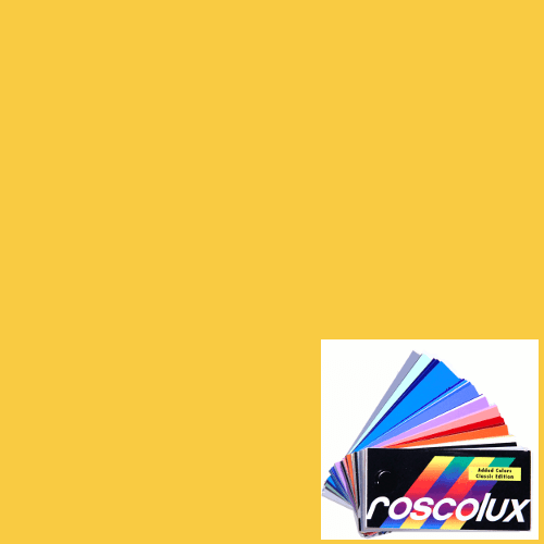 Rosco R25 R312 Rosco Supergel - Canary Lighting Filter | CFATS – Creative Film ...