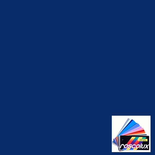 R384 Rosco Roscolux Supergel - Midnight Blue