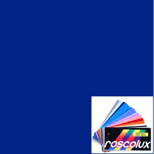 R80 Rosco Roscolux Supergel -  Primary Blue