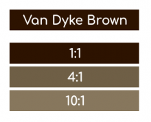 5998 Rosco Supersat Acrylic Paint - Van Dyke Brown